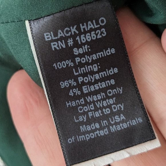 Black Halo Lucy Dress in Jelly Bean - Picture 7 of 7